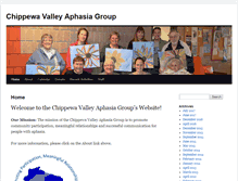 Tablet Screenshot of aphasiagroup.org